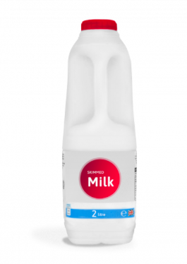 Skimmed 2 Ltr Office Milk Bottle